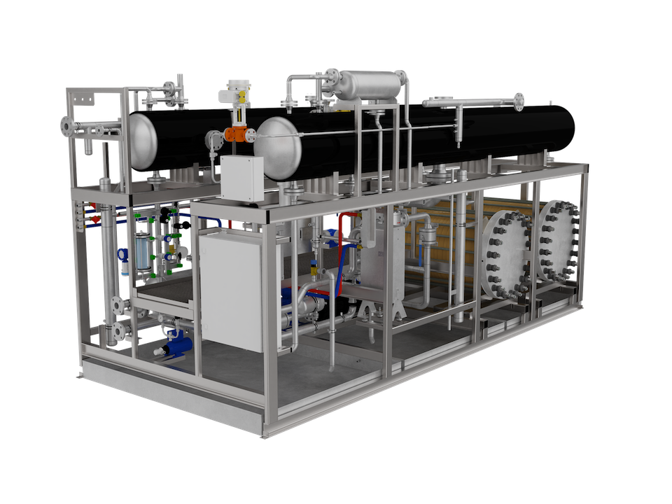 Exion hydrogen electrolyzer unit gas generation module
